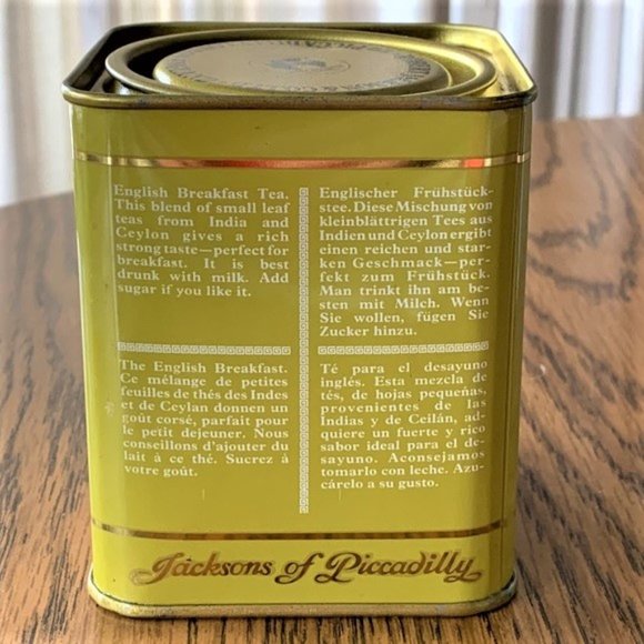 JACKSONS OF PICCADILLY Tea Tin Boxes. - Picture 6 of 8